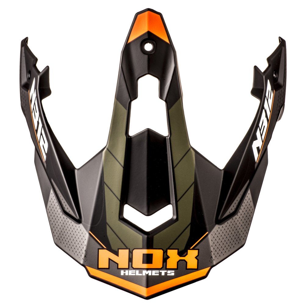 kšilt pro přilby N312 VAPOR, NOX (khaki matná, oranžová)