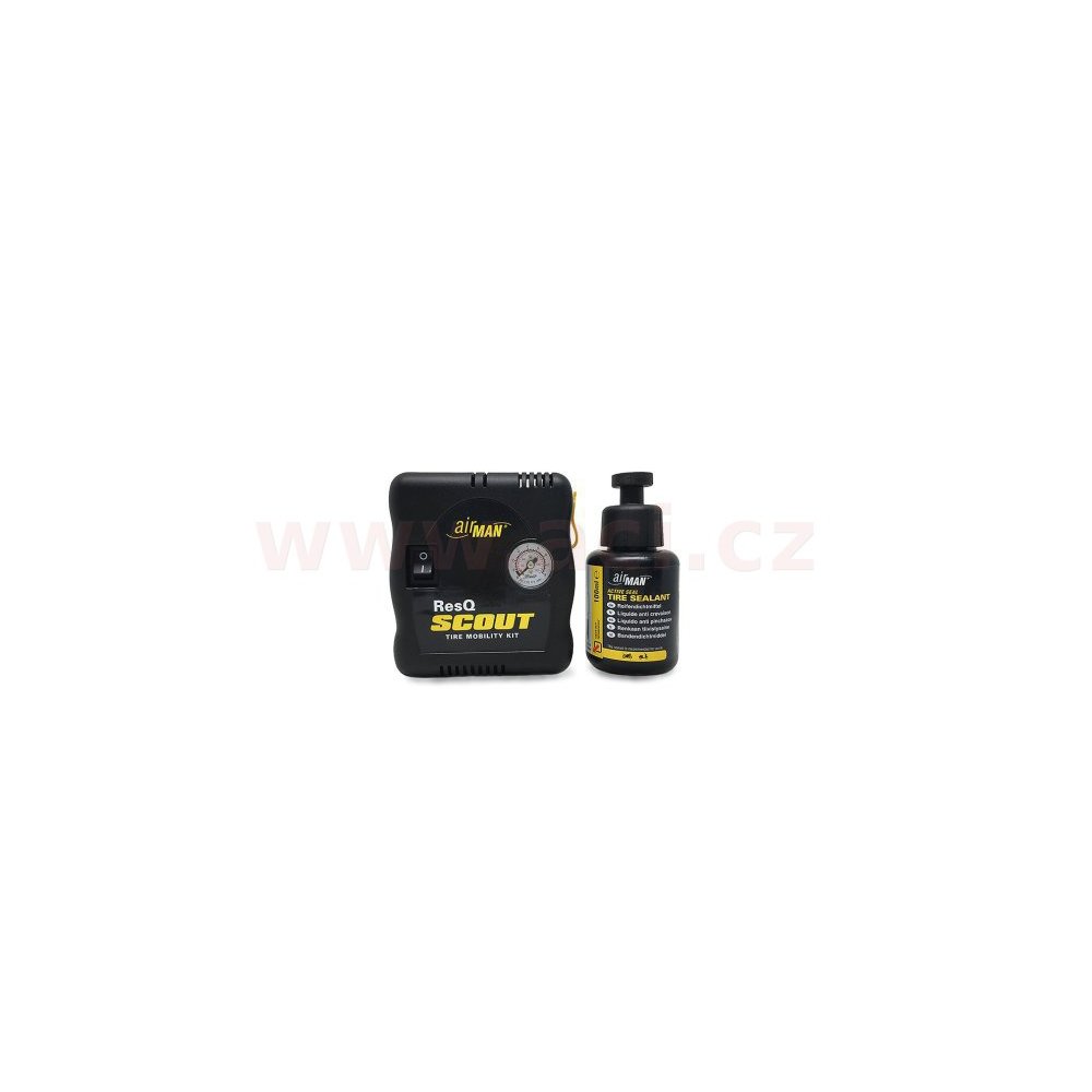 AIRMAN ResQ Scout VO poloautomatická opravná sada pneu MOTO 100 ml