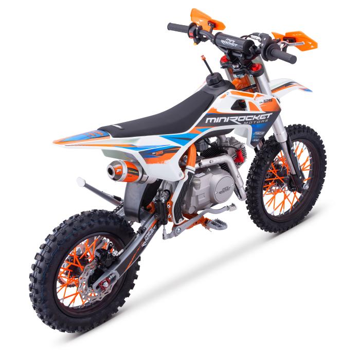 pitbike Mini Rocket DK 125ccm Manuál + Startér, barva černá