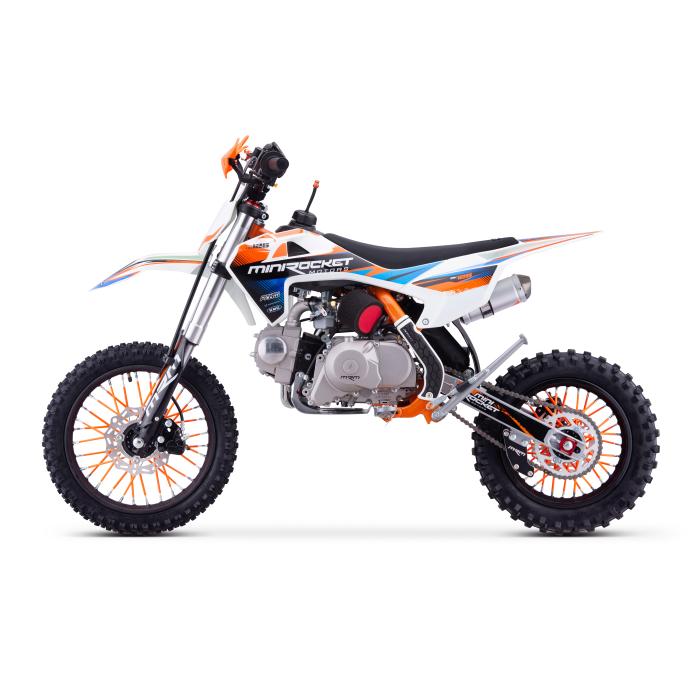 pitbike Mini Rocket DK 125ccm Manuál + Startér, barva černá