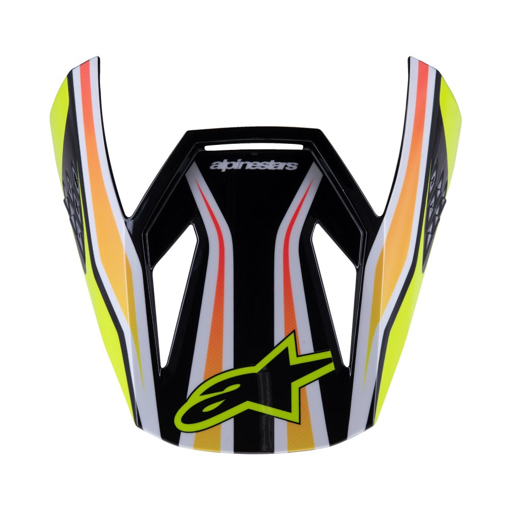 kšilt pro přilby S-M3 WURX, ALPINESTARS, dětská (modrá/červená/bílá)