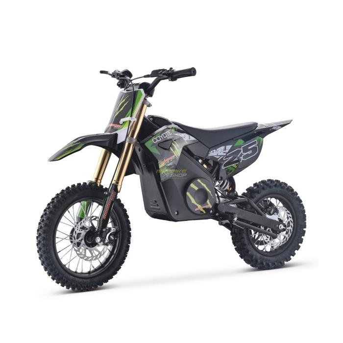 dětská elektrická motorka Mini Rocket Coyote 1000W zelená
