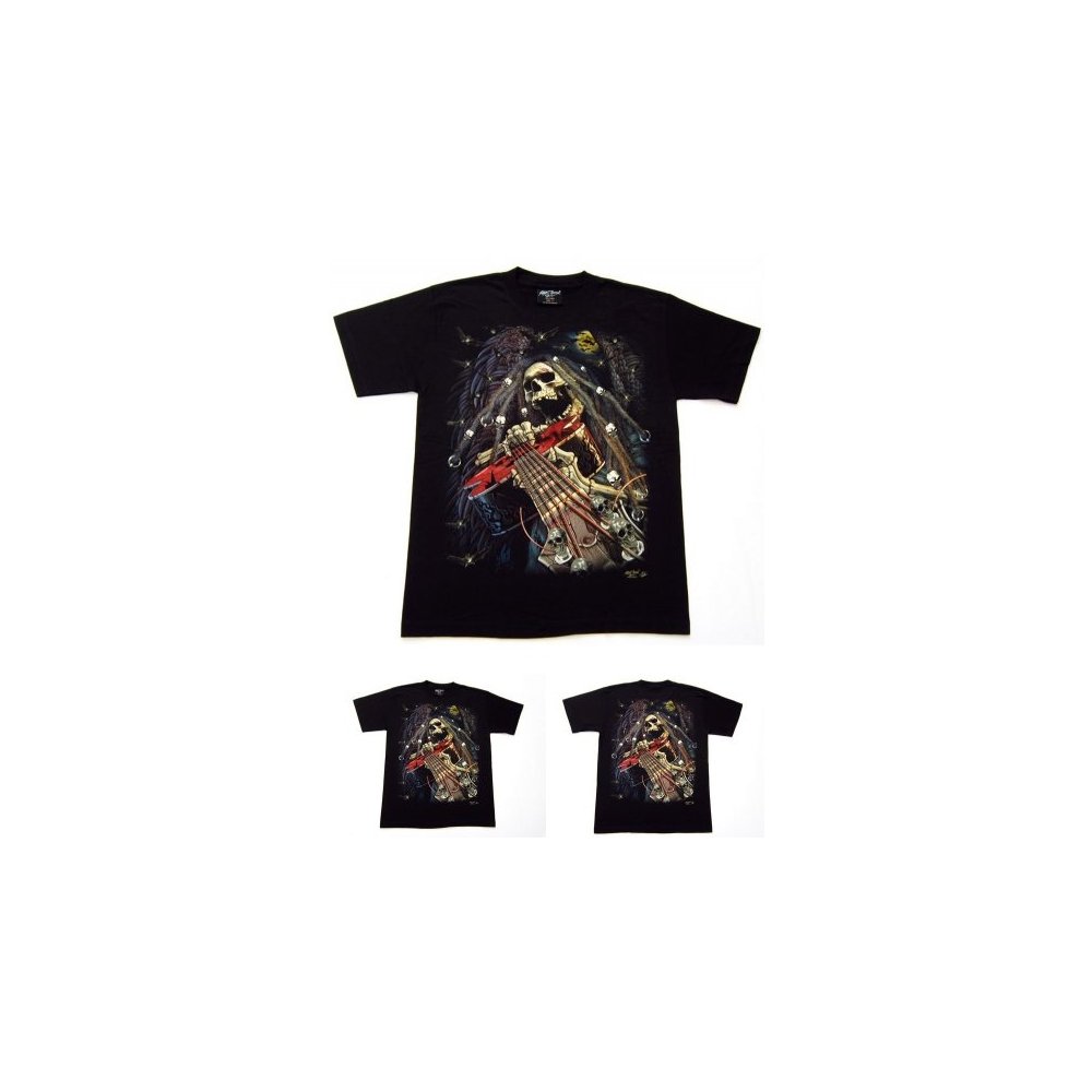 Pánské tričko glow in the dark THKRS 001 černé