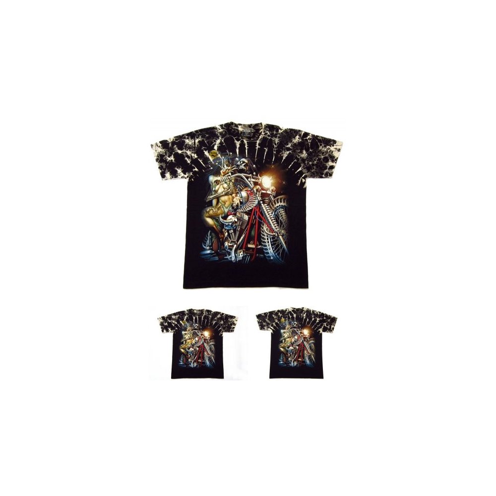 Pánské tričko glow in the dark THKRS 002 černé