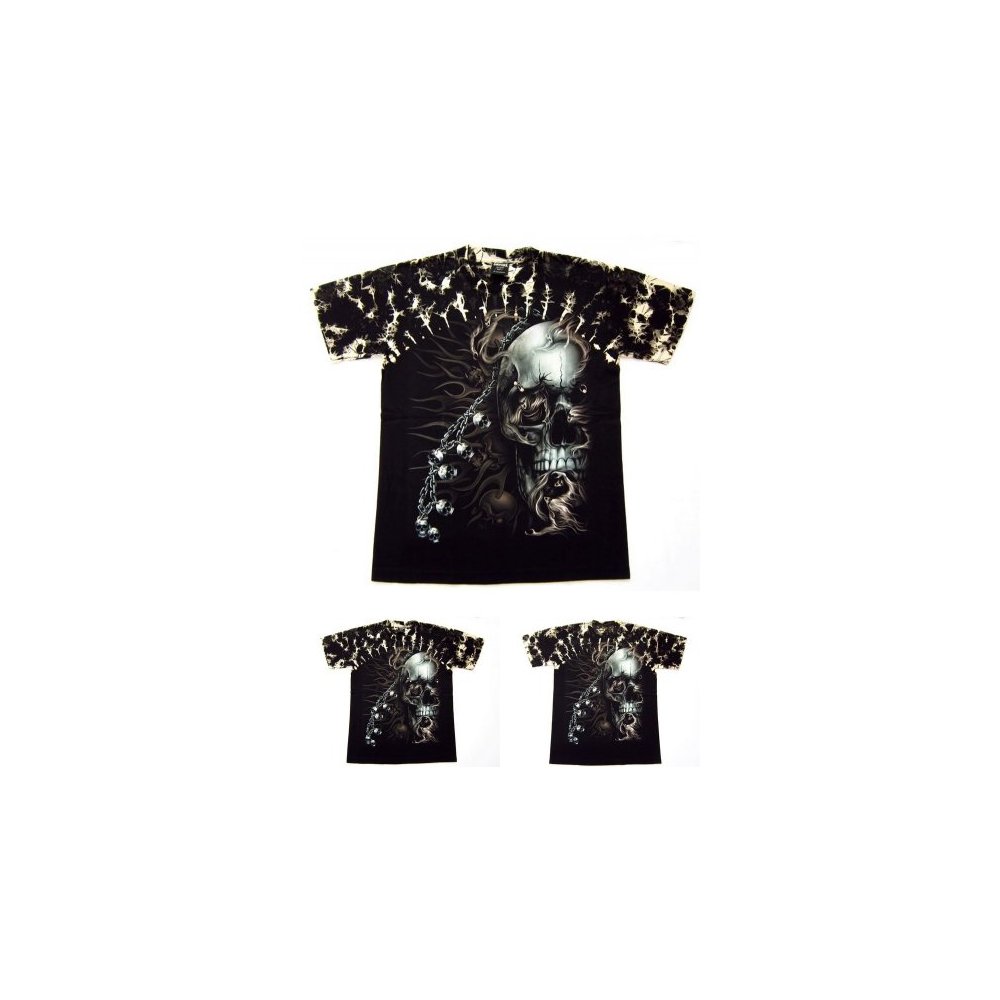 Pánské tričko glow in the dark THKRS 007 černé