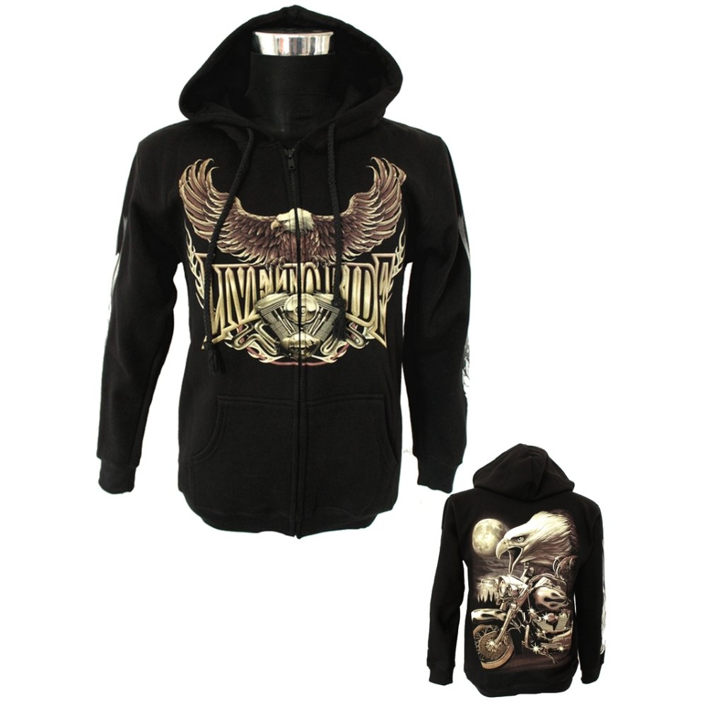 Mikina s kapucou potisk - THMR07