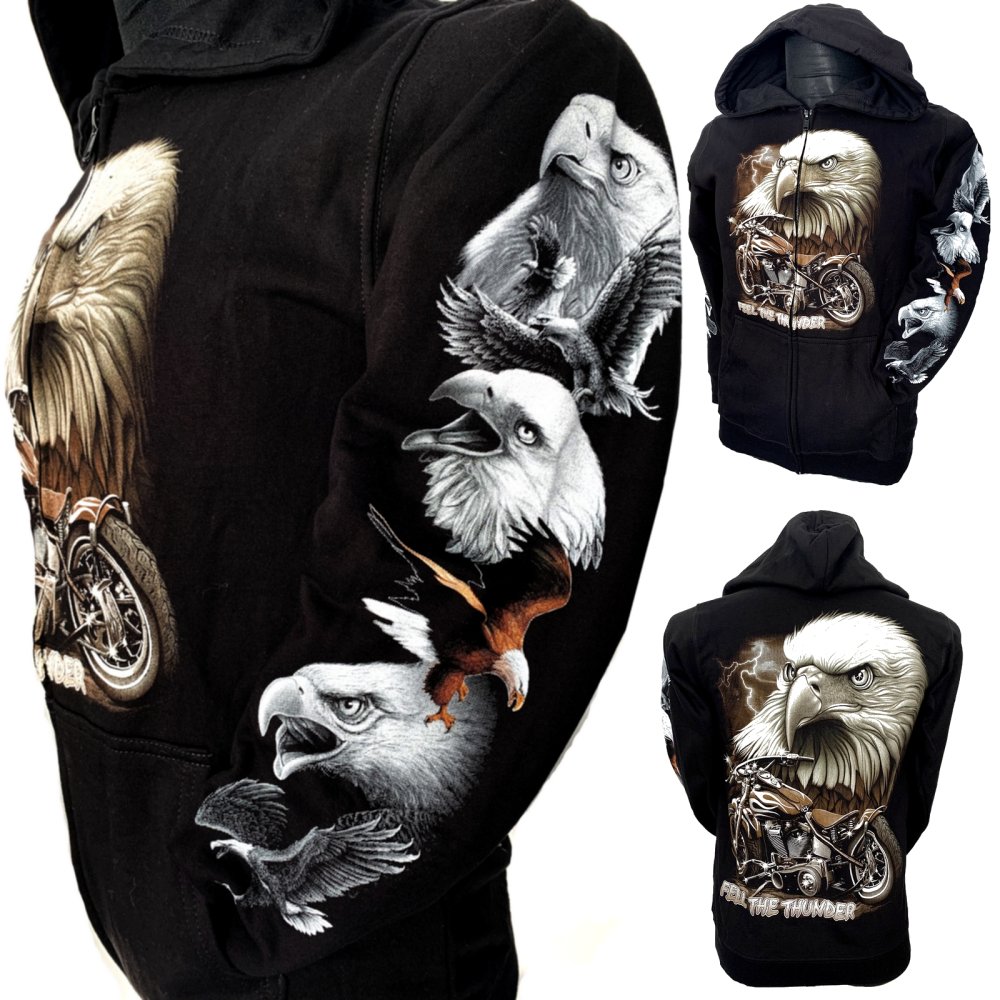 Mikina s kapucou potisk - THMR22