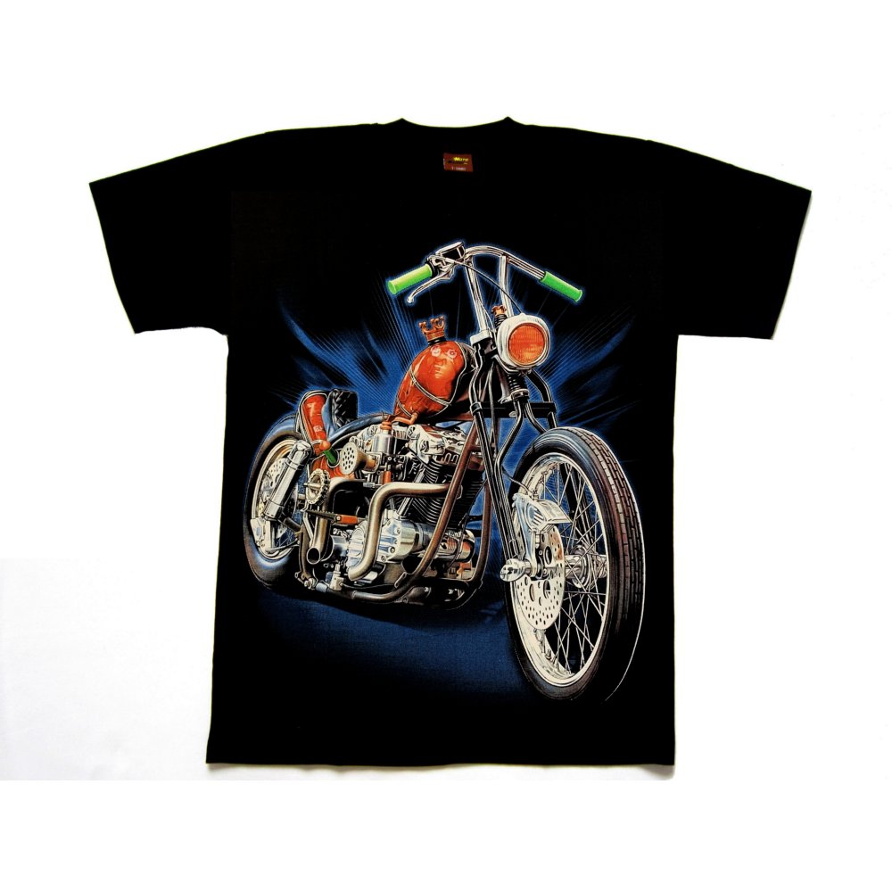 Tričko Mr.Big moto černé 4XL 134B