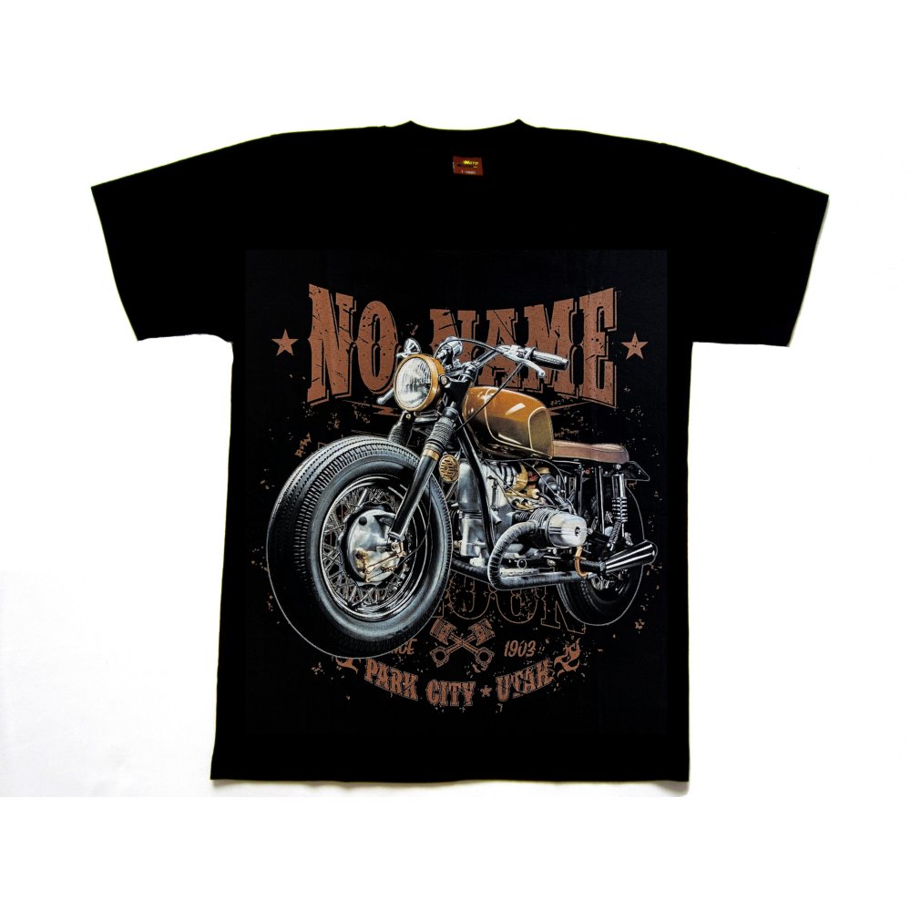 Tričko Mr.Big moto černé 4XL 135B