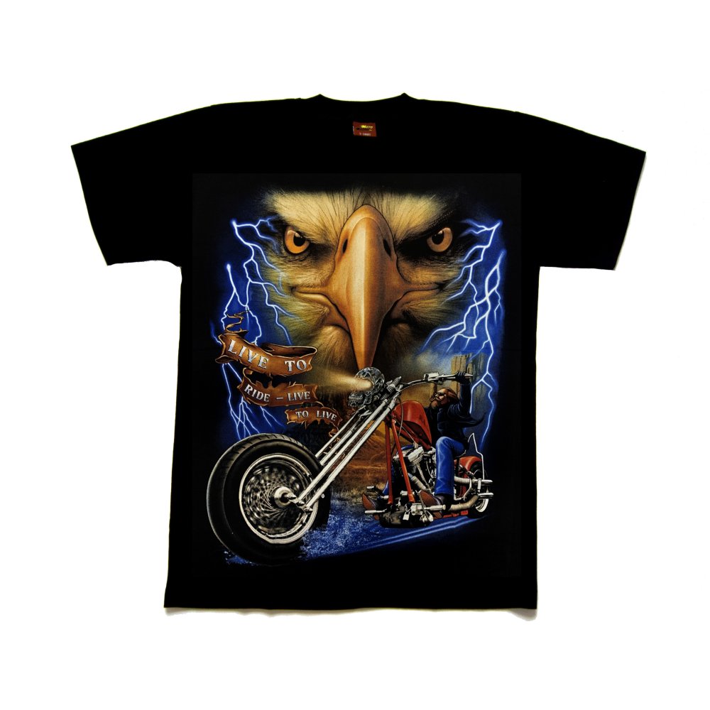 Tričko Mr.Big moto černé 4XL 144B