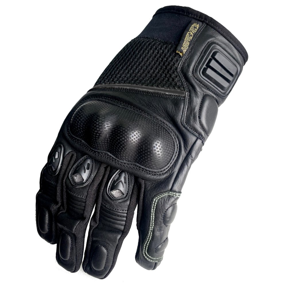 Letní motorukavice  ARC-09 Black