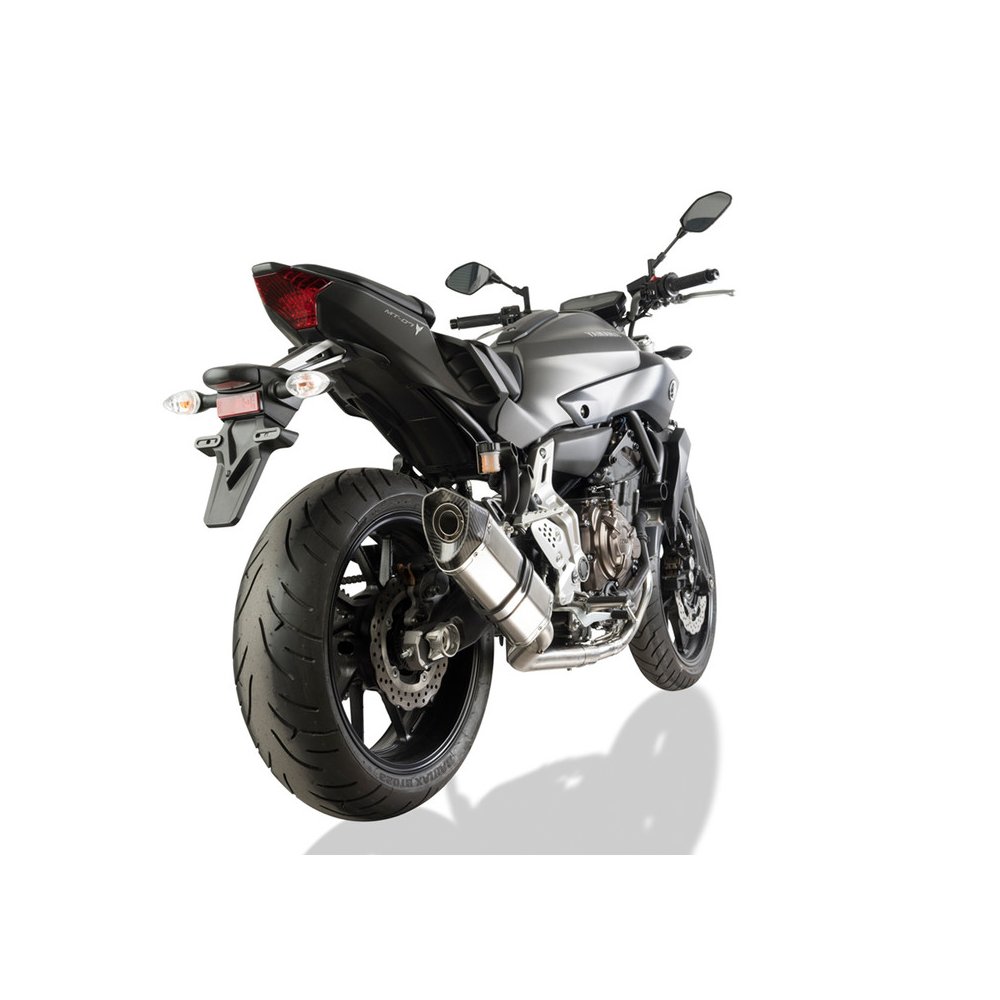Laděný výfuk COBRA Full Systém Svody + koncovka CR2 HEXAGON high level Yamaha FZ-07