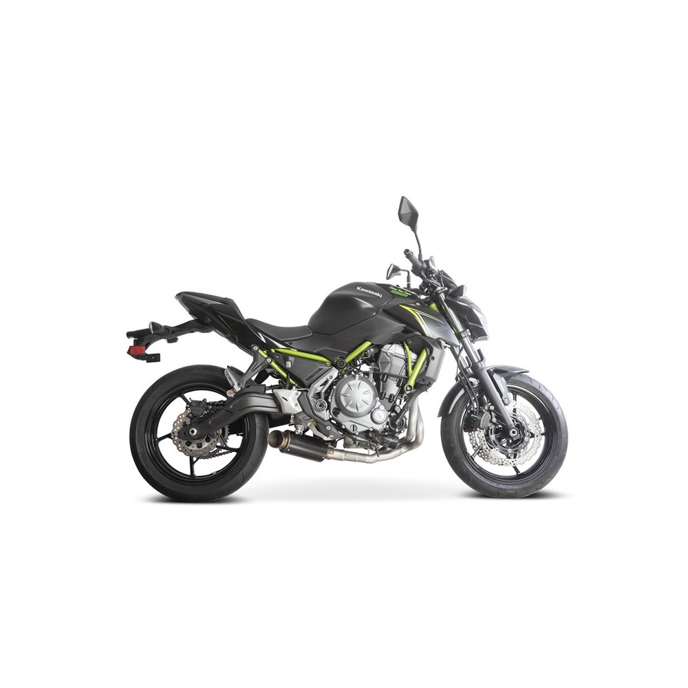 Kawasaki Ninja 650 laděný výfuk COBRA Full Systém Svody + koncovka SP2 carbon black underengine