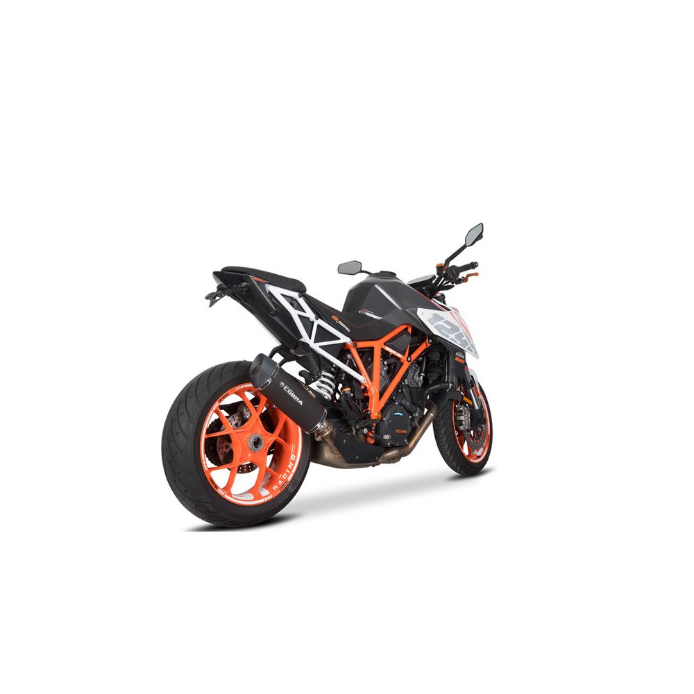 Laděný výfuk COBRA GP2-RR Black KTM 1290 SUPER DUKE R