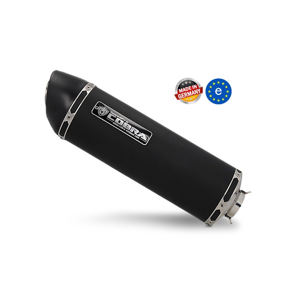 Laděný výfuk SPEEDPRO COBRA SC3 Black Series Supershort Bolt-on Triumph TT600 2000-2002