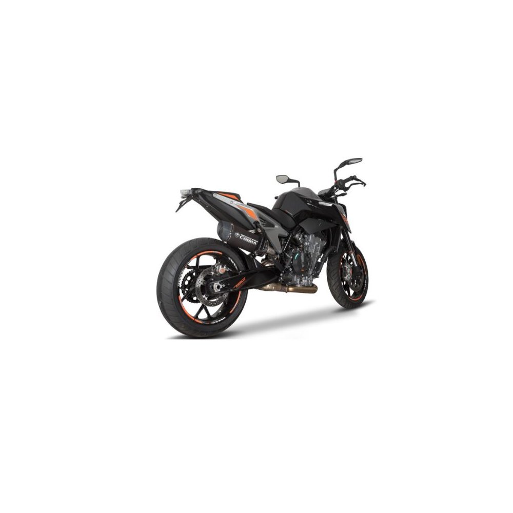 Laděný výfuk COBRA GP2-RR Black KTM 790 Duke