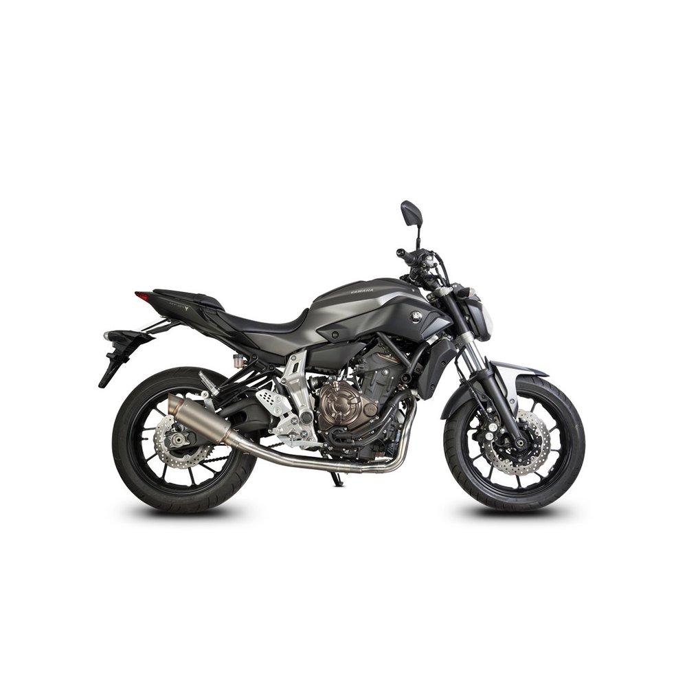 Yamaha XSR 700 laděný výfuk COBRA Full Systém Svody + koncovka SP2 high