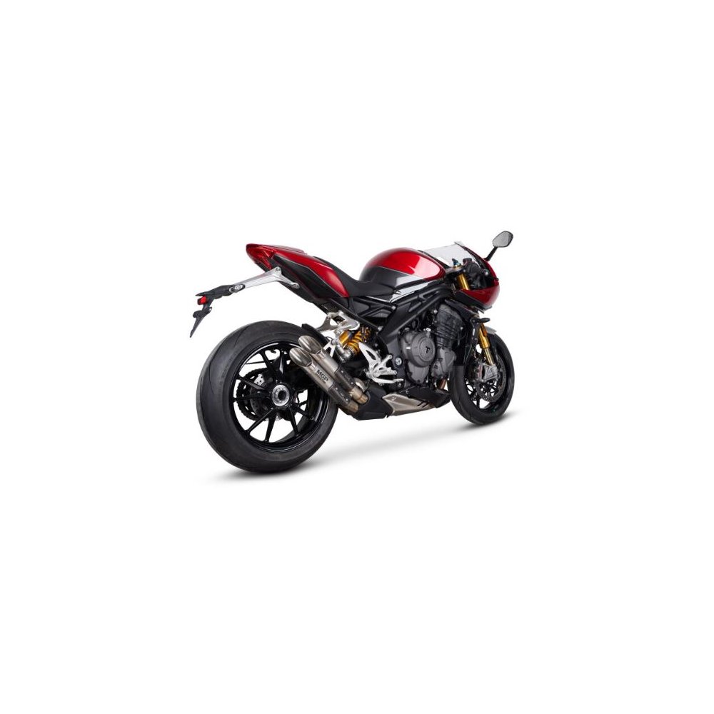 Triumph Speed ​​Triple RR/RS laděný výfuk MGP-S1R Slash