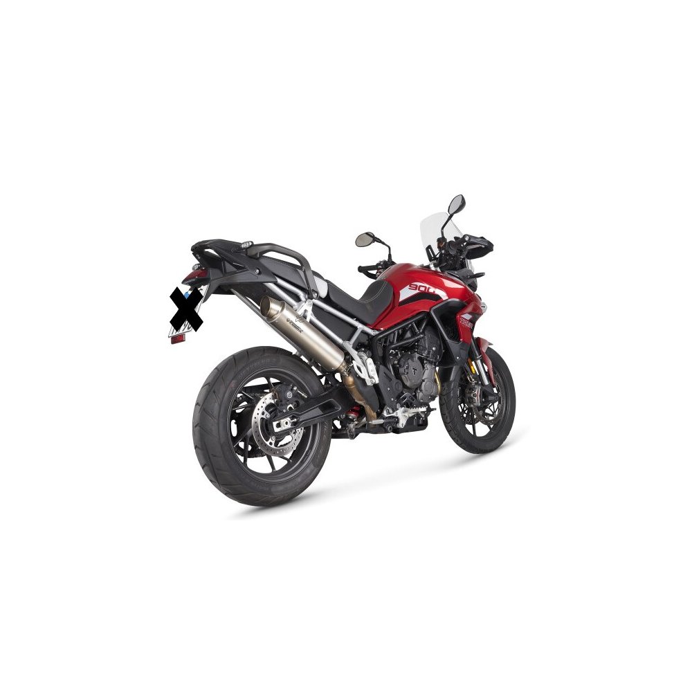 Laděný výfuk COBRA SP2 Triumph Tiger 900 / 850 GT / Rally / PRO