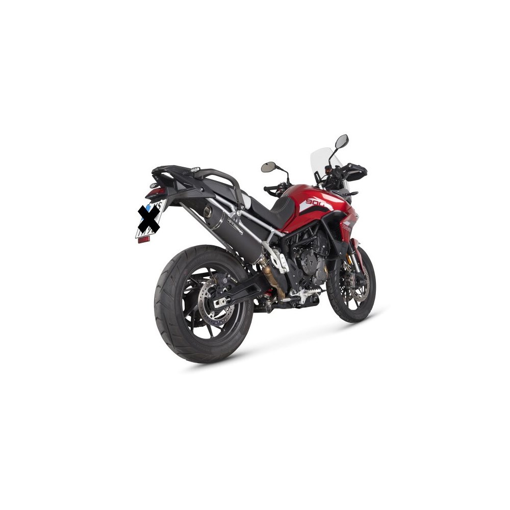 Laděný výfuk COBRA SC3 Black Triumph Tiger 900 / 850 GT / Rally / PRO