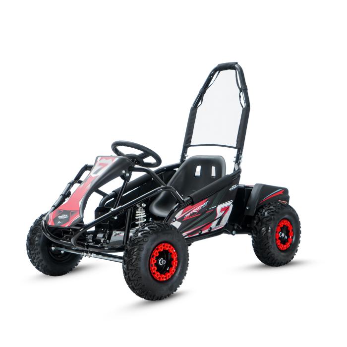 dětská elektrická buggy Mini Rocket Mud Monster 1000W, Barva červená