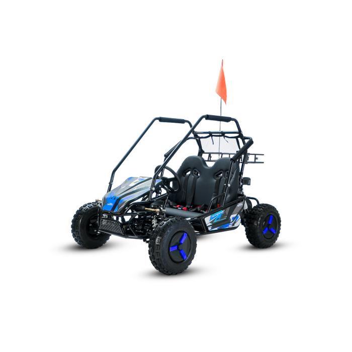 dětská elektrická buggy Mini Rocket Forest, Varianta osobní odběr nebo zaslání - rozebraný stroj, Barva modrá