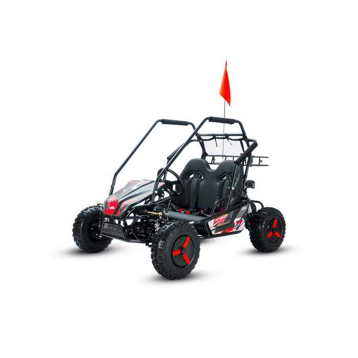 dětská elektrická buggy Mini Rocket Forest, Varianta osobní odběr nebo zaslání - sestavený stroj, Barva červená