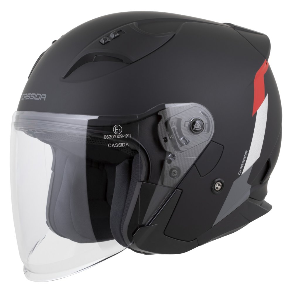 přilba Reflex 2.0 Safety, CASSIDA (černá matná/červená/šedá/stříbrná reflexní) 2026