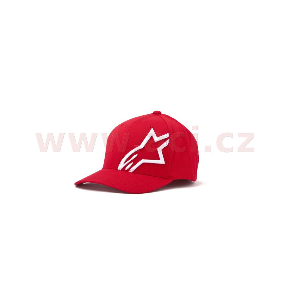 kšiltovka CORP SHIFT 2, ALPINESTARS (červená/bílá)