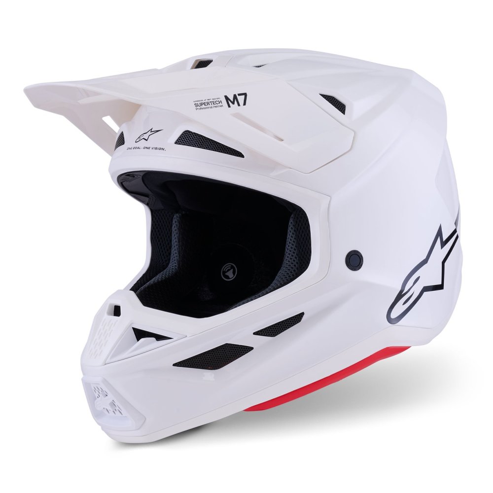 přilba SUPERTECH S-M7 SOLID, ALPINESTARS (bílá) 2026