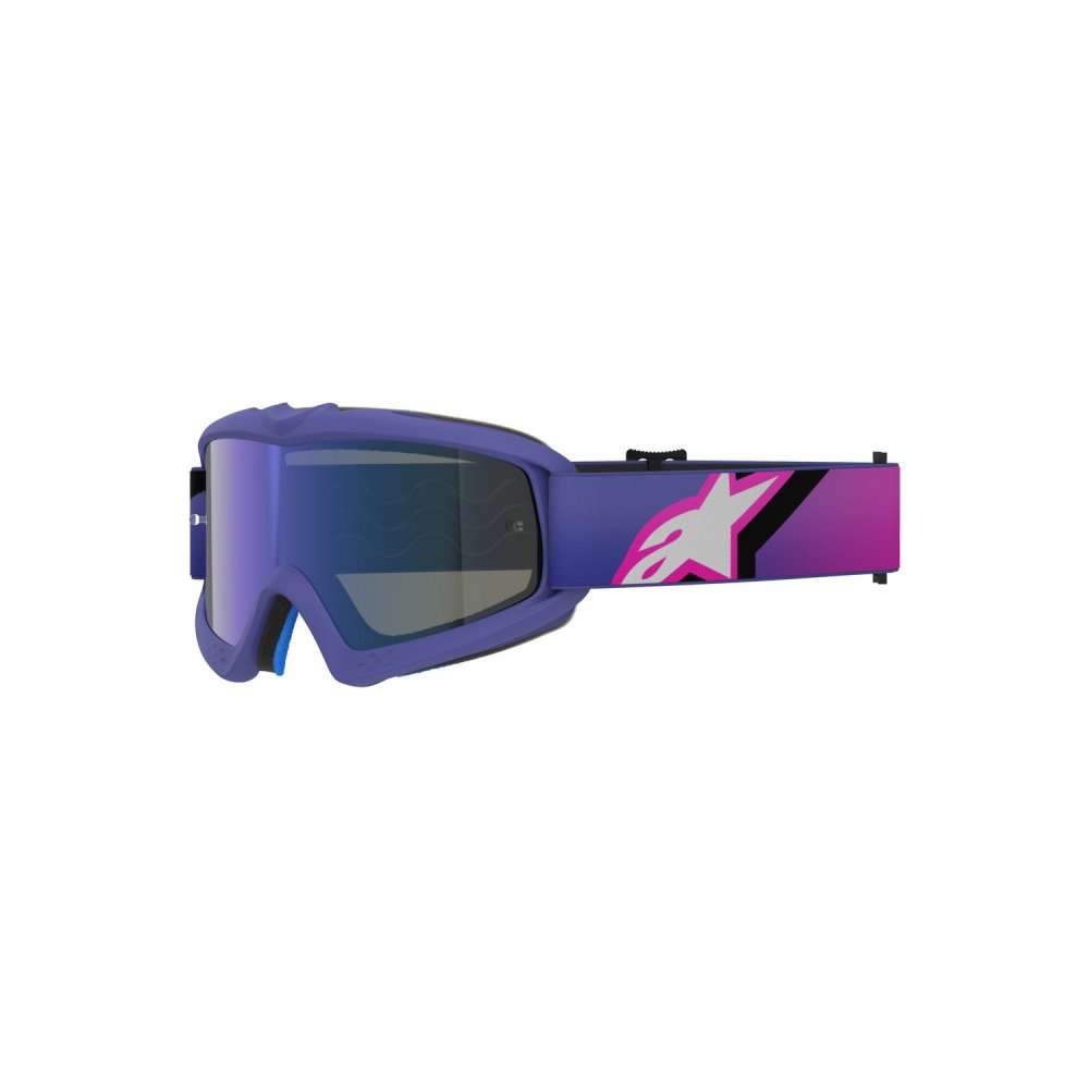brýle VISION YOUTH CORP, ALPINESTARS, dětské (fialová/růžová fluo, zrcadlové modré plexi) 2026
