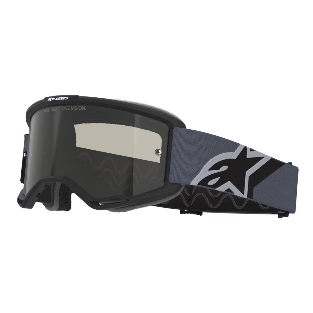 brýle VISION SAND, ALPINESTARS (černá/šedá, tmavě kouřové plexi) 2027