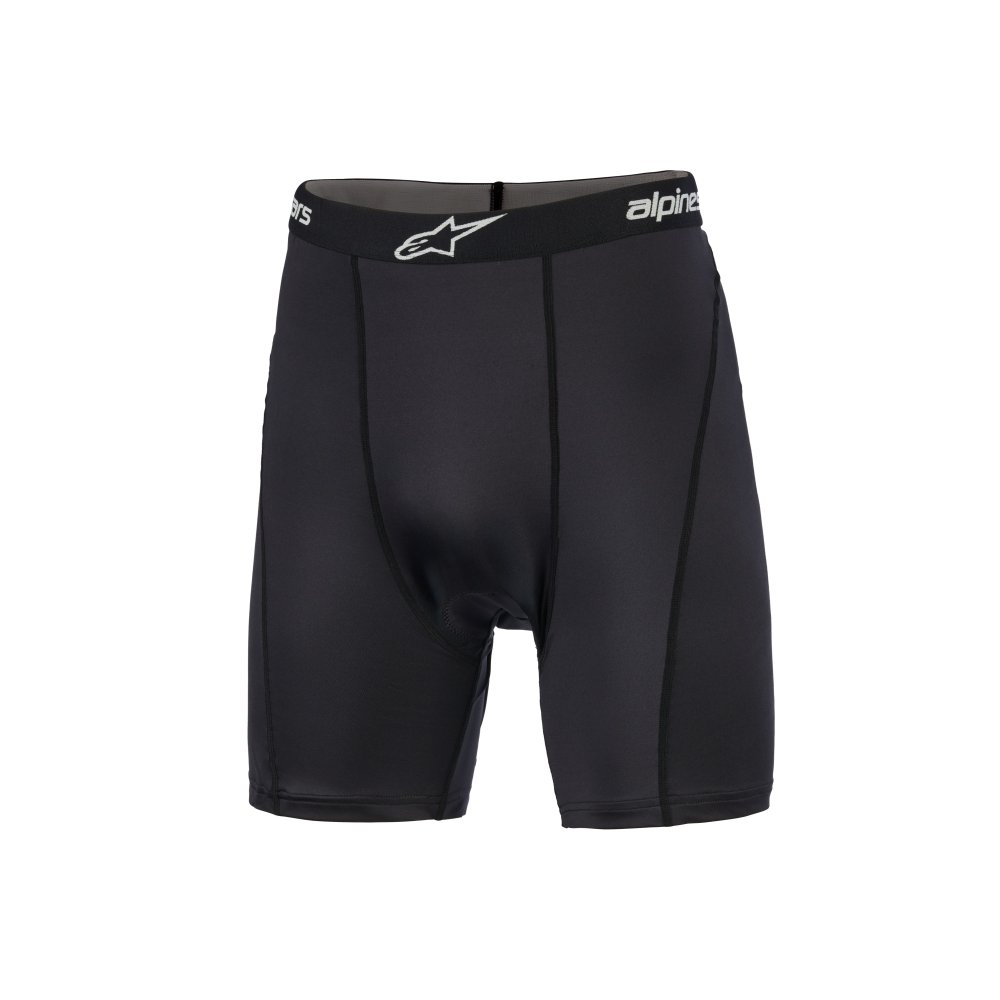trenýrky MX BOXER PADDED, ALPINESTARS (černá/bílá) 2026