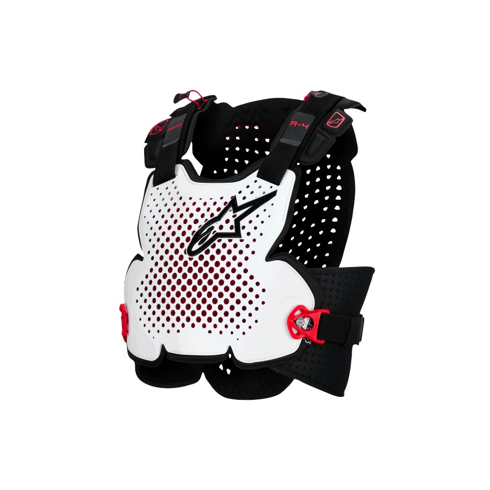 chránič hrudi A-4 PLASMA, ALPINESTARS (černá/červená/bílá) 2026