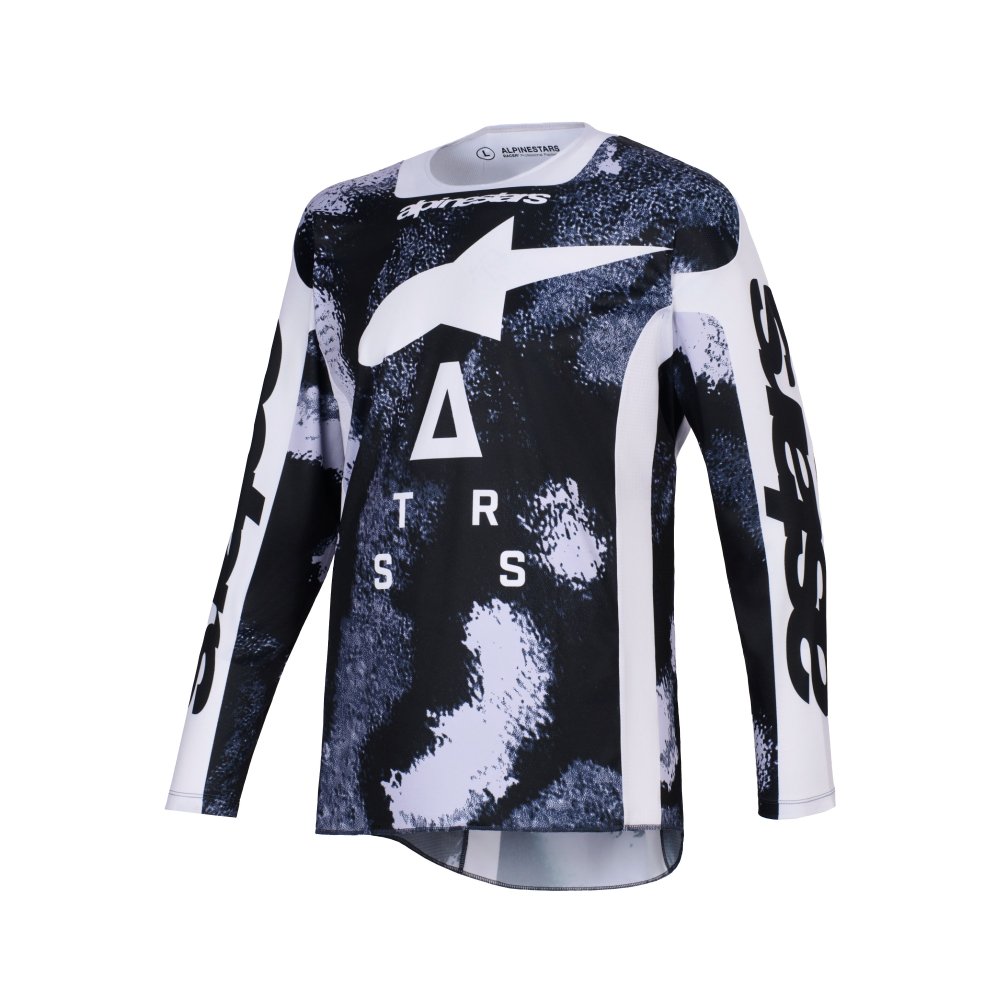 dres RACER LAHND, ALPINESTARS (stupně šedi/camo) 2026