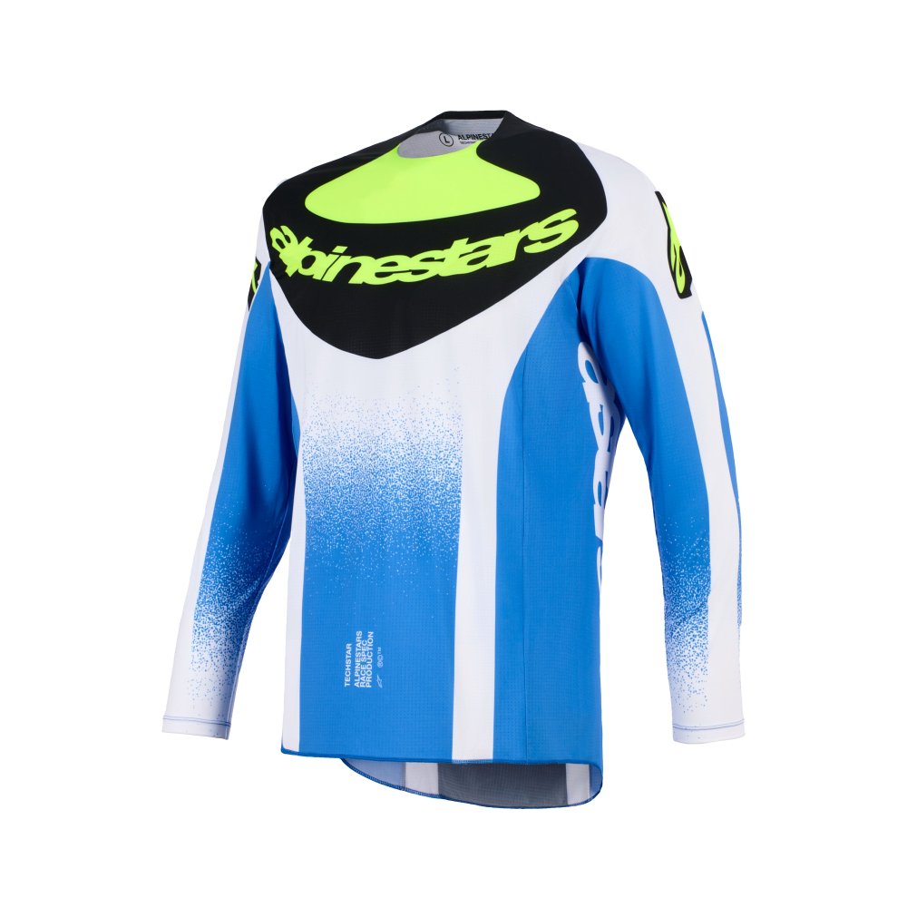 dres TECHSTAR KNIF, ALPINESTARS (modrá/černá/žlutá fluo) 2026