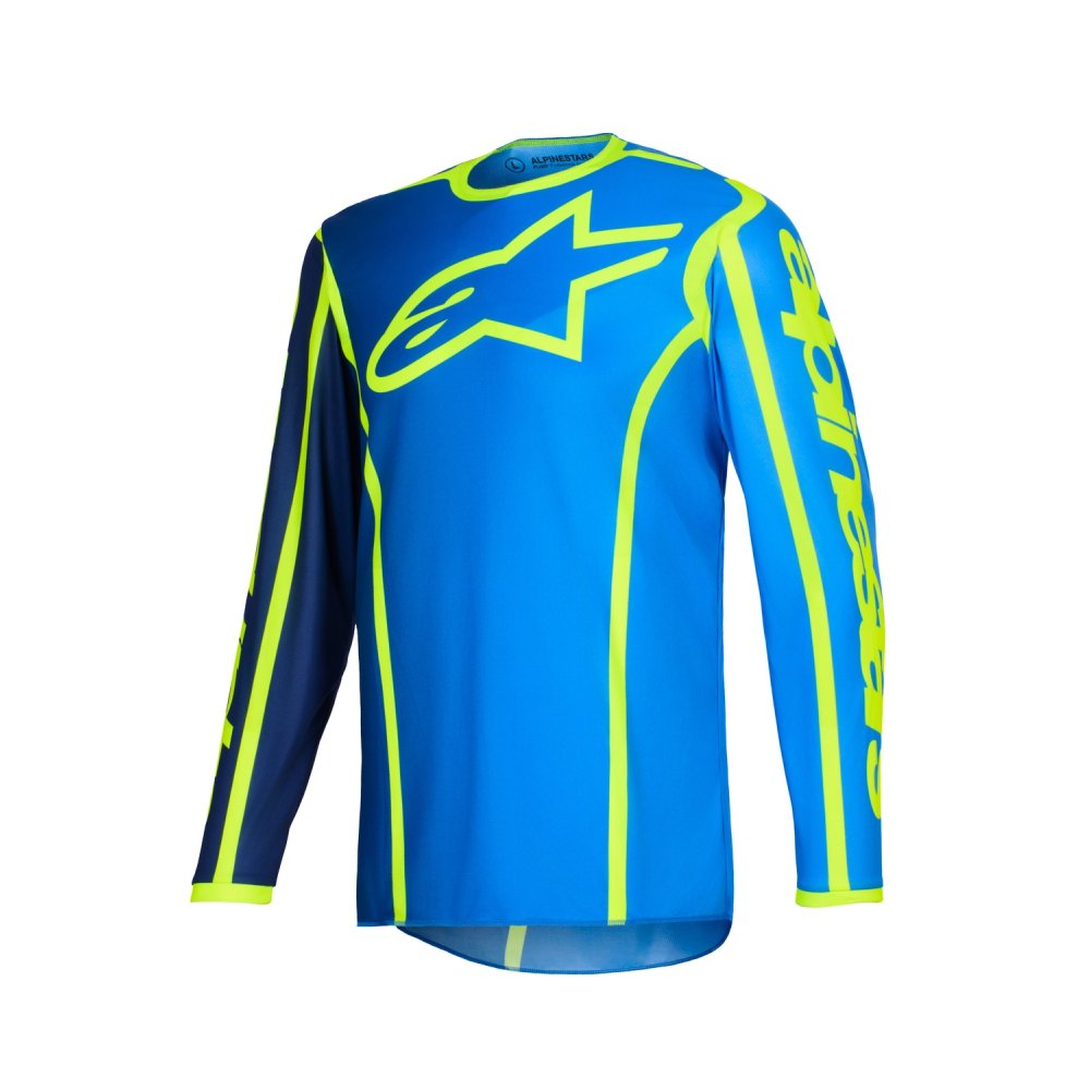 dres FLUID APEX, ALPINESTARS (modrá/žlutá fluo) 2026
