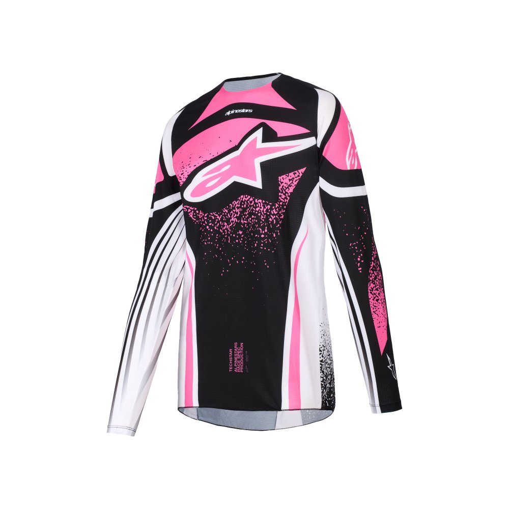 dres STELLA TECHSTAR NOMUR, ALPINESTARS, dámské (černá/bílá/růžová) 2026