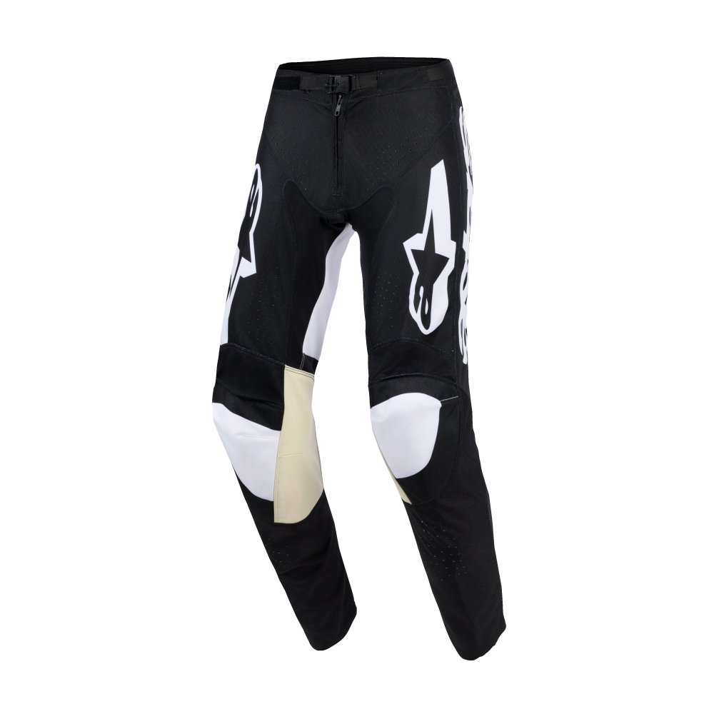 kalhoty RACER AIR RIWAY, ALPINESTARS (černá/bílá) 2026