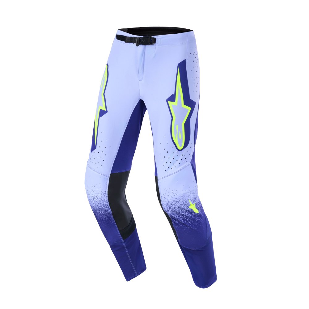 kalhoty SUPERTECH SCENZ, ALPINESTARS (fialová/žlutá fluo) 2026