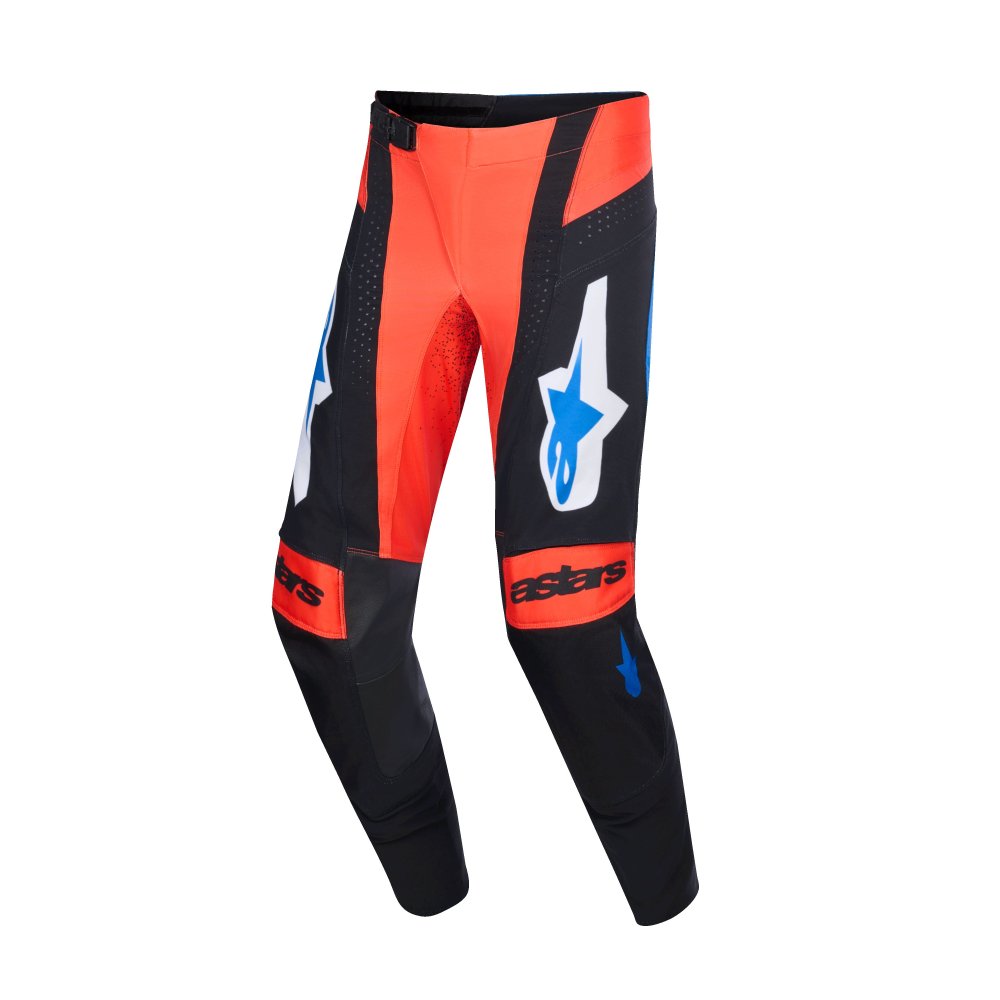 kalhoty TECHSTAR KNIF, ALPINESTARS (oranžová/černá/modrá) 2026
