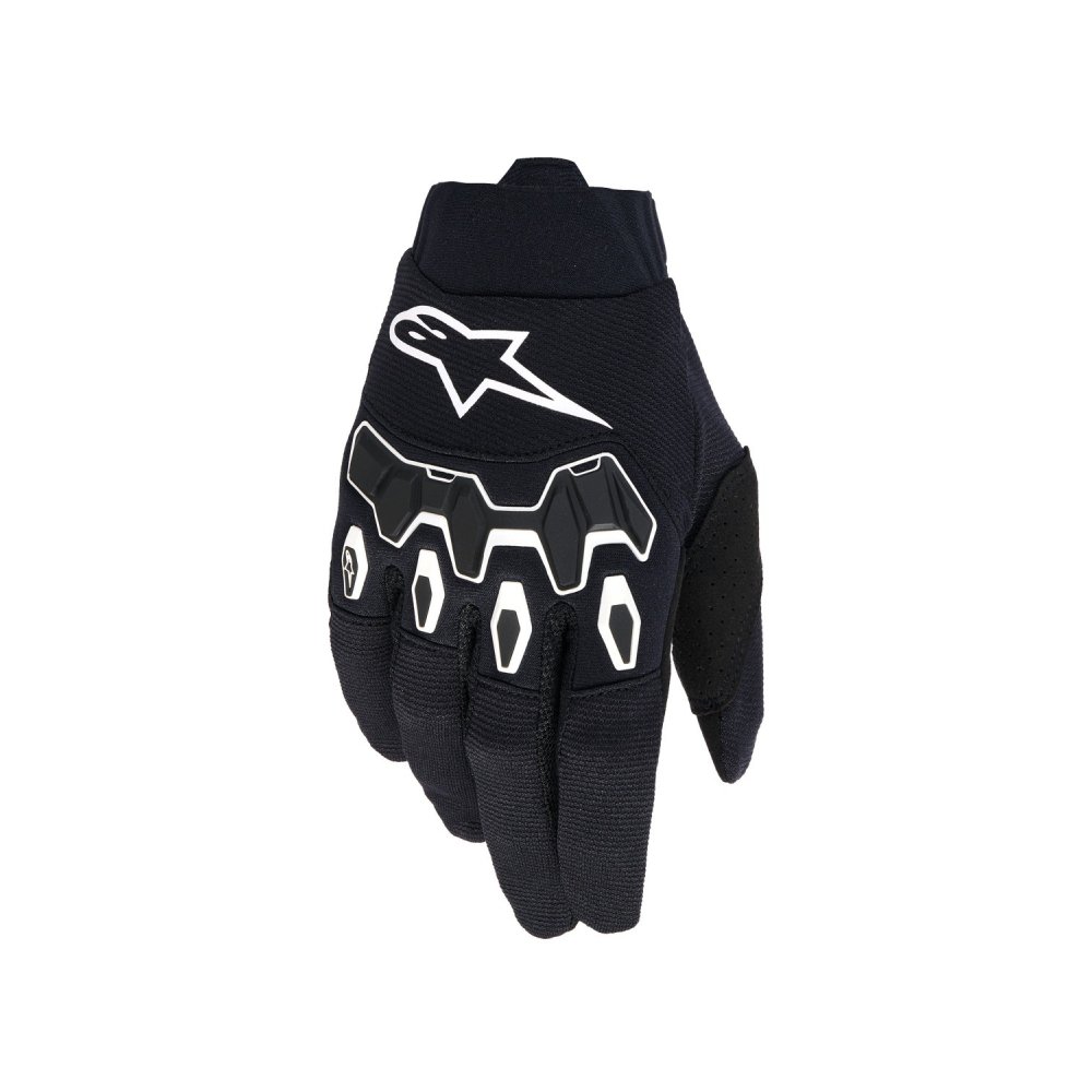 rukavice FULL BORE V2, ALPINESTARS (černá/bílá) 2026