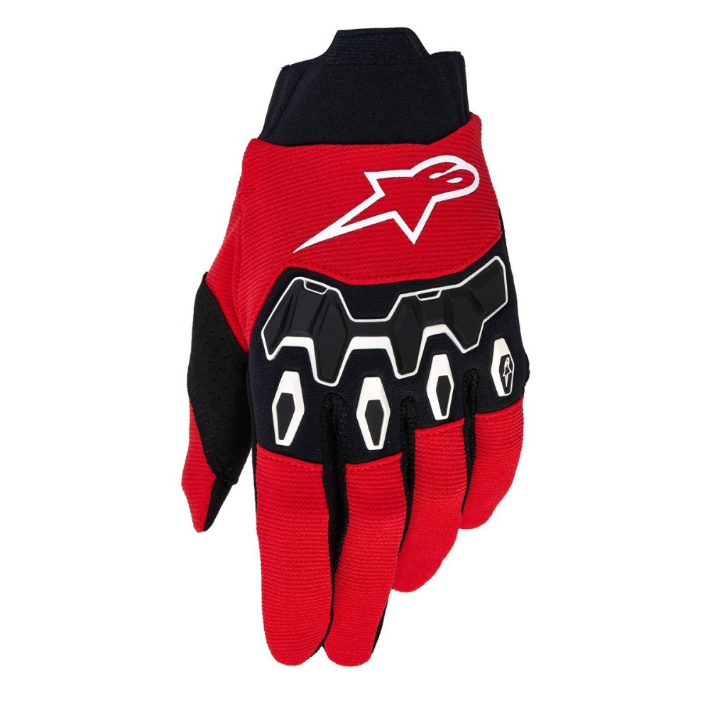 rukavice FULL BORE V2, ALPINESTARS (červená/černá/bílá) 2026