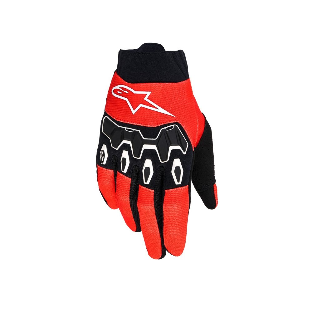 rukavice FULL BORE V2, ALPINESTARS (oranžová/černá) 2026