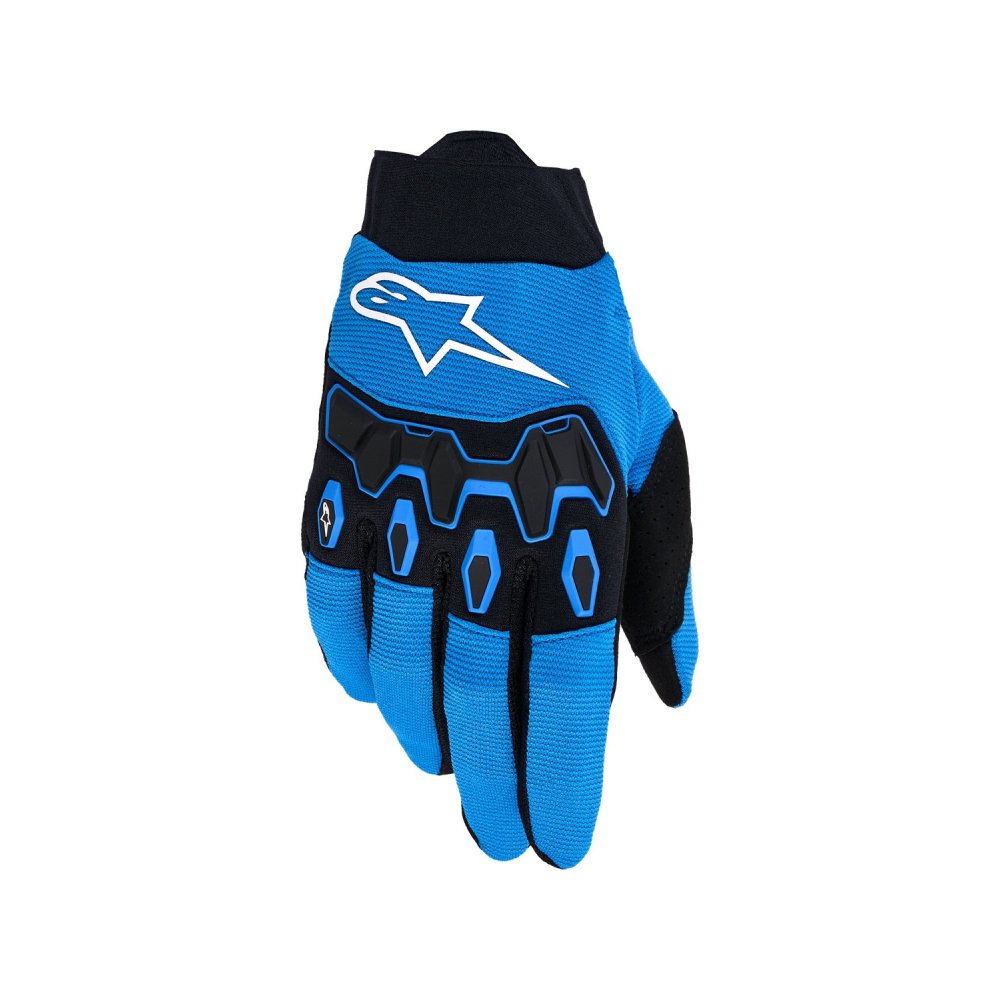 rukavice FULL BORE V2, ALPINESTARS (modrá/černá) 2026