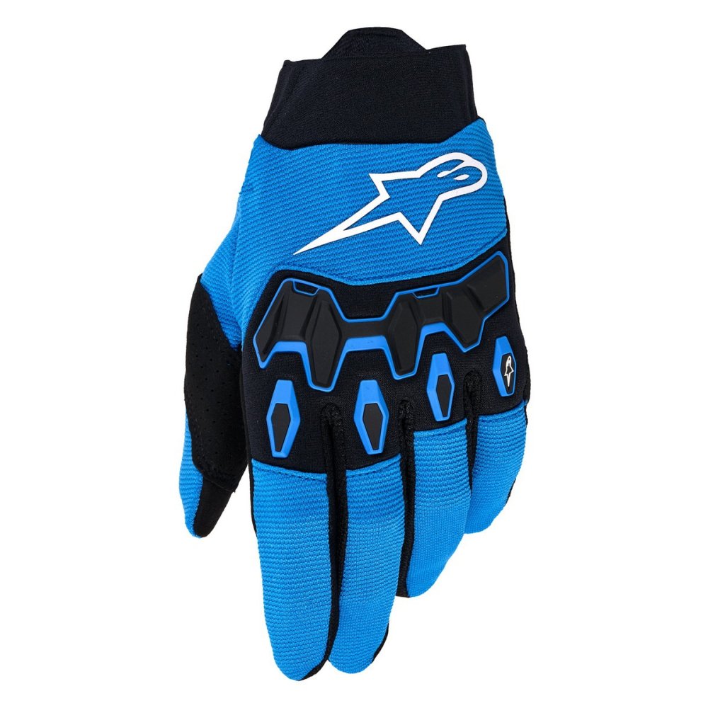 rukavice FULL BORE V2, ALPINESTARS (modrá/černá) 2026
