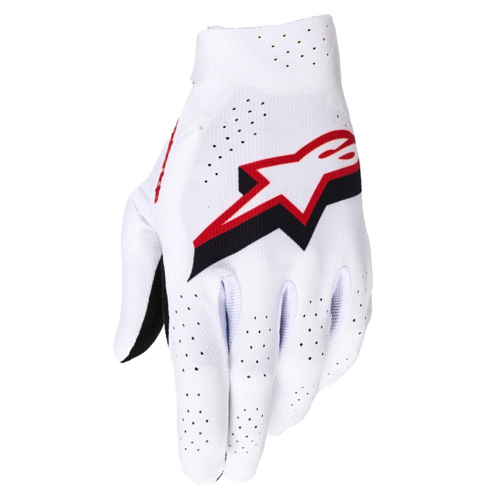 rukavice SUPERTECH MX, ALPINESTARS (bílá/černá/červená) 2026