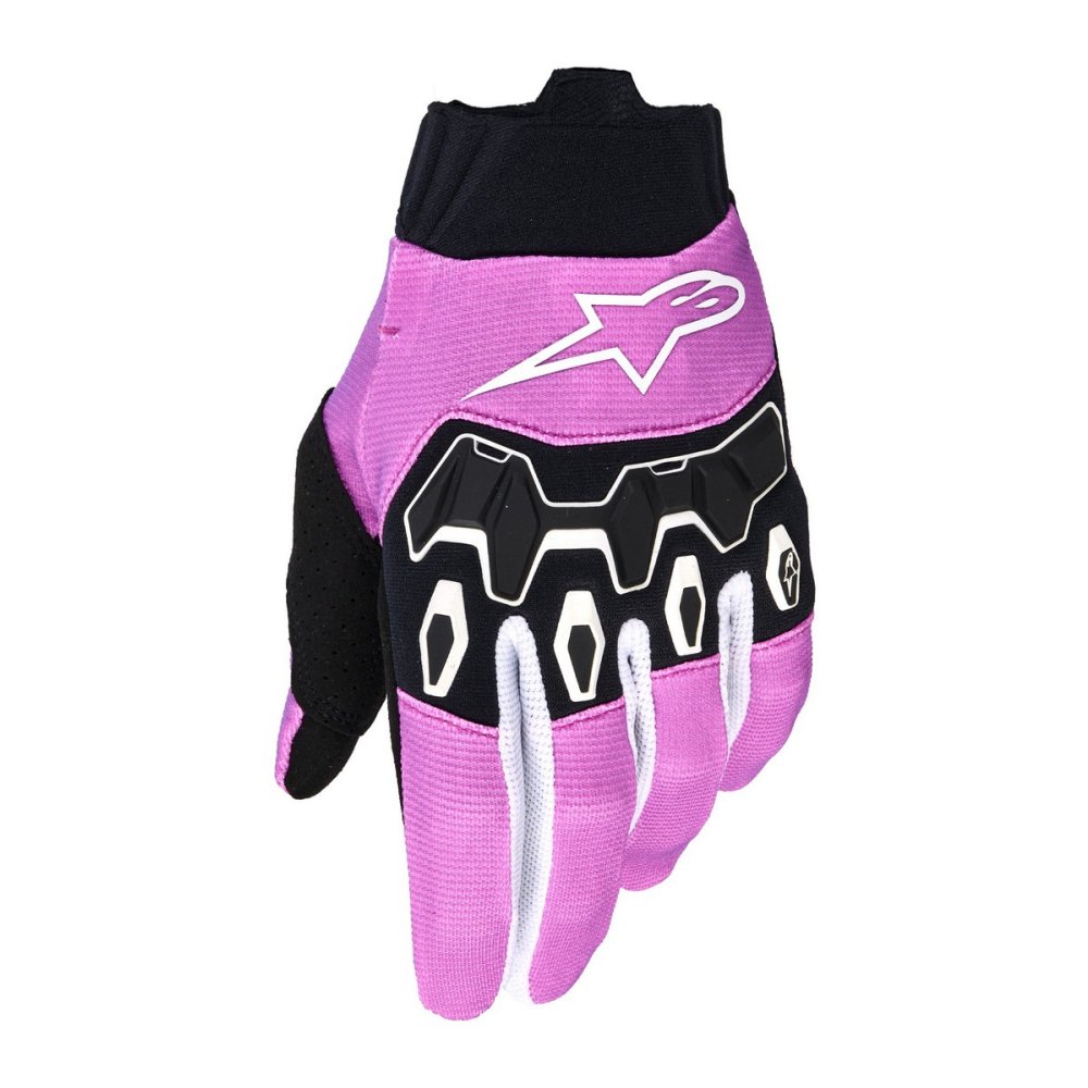 rukavice STELLA FULL BORE V2, ALPINESTARS, dámské (bílá/růžová fluo/černá) 2026
