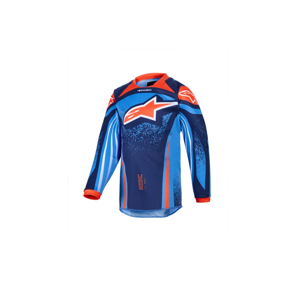 dres RACER NOMUR KIDS, ALPINESTARS, dětské (tmavě modrá/oranžová/černá) 2026