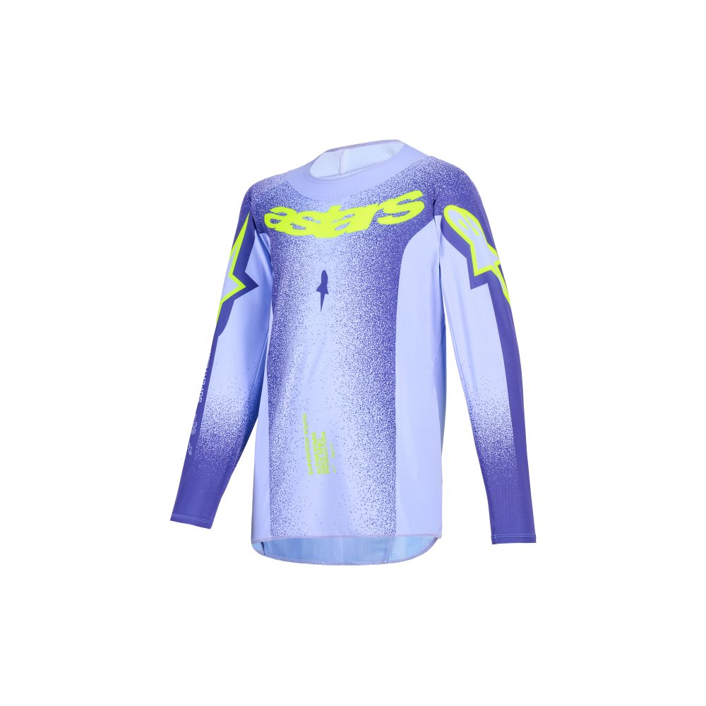 dres SUPERTECH SCENZ YOUTH, ALPINESTARS, dětské (fialová/žlutá fluo) 2026